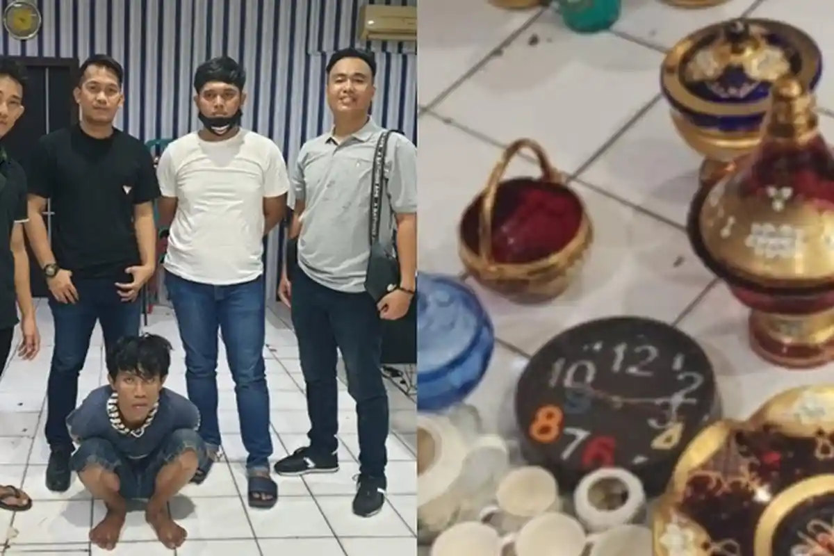 Otak Pencurian Barang Antik Senilai Rp1,2 M di Makrayu Ditangkap, Separuh Barang Sudah Dijual