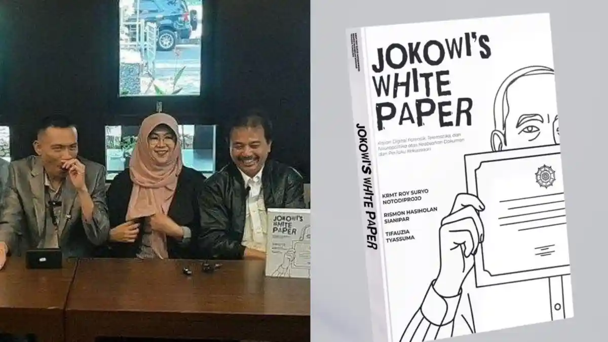 Roy Suryo Cs Bongkar Dugaan Sabotase Peluncuran Buku Jokowi's White Paper
