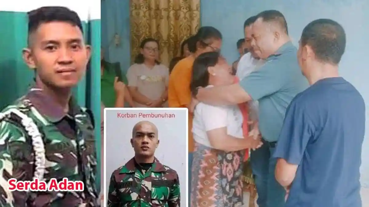 TANGIS Kolonel Laut Wishnu Dipeluk Ibunda Iwan Telaumbanua, Pastikan Serda Adan Dihukum Maksimal