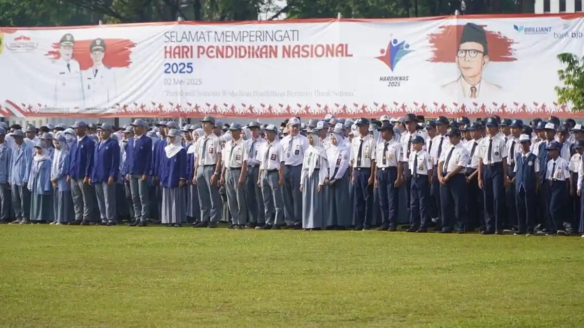 Peringatan Hardiknas, Bupati Bogor Rudy Susmanto Janji Bikin Sekolah Percontohan Berkualitas
