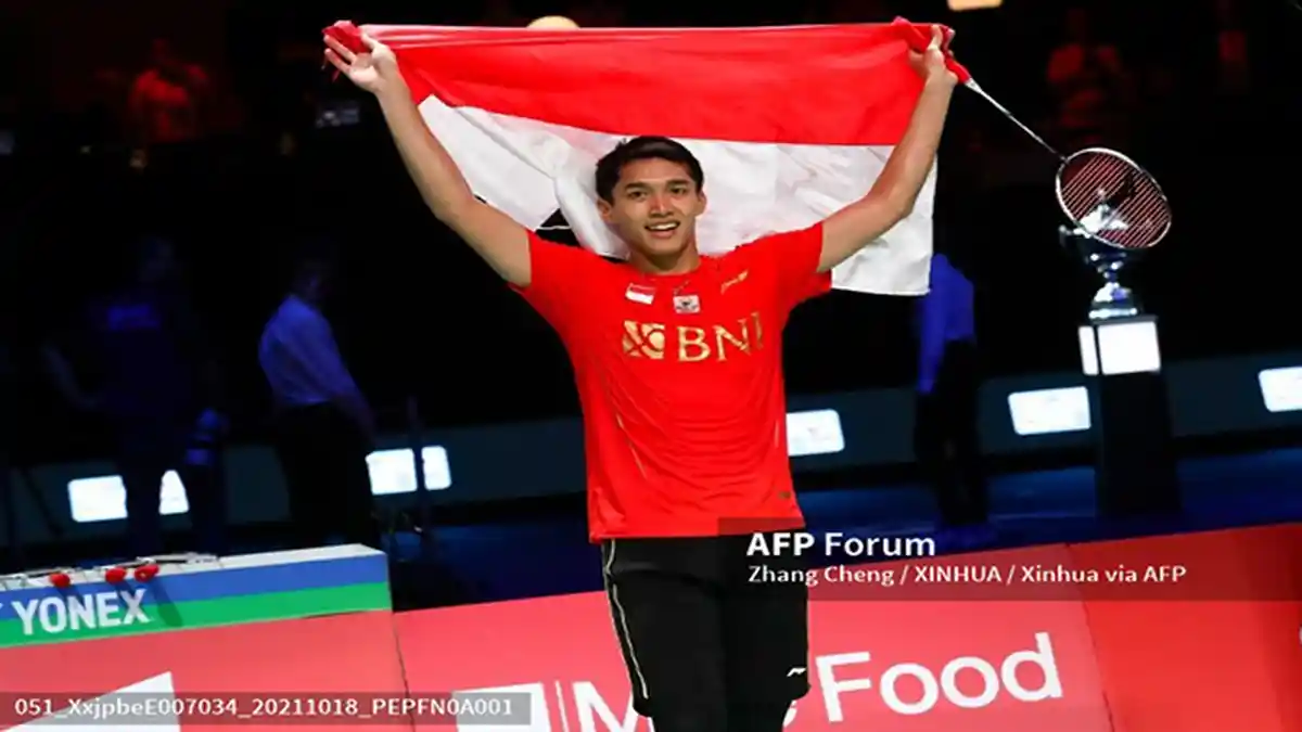 Jonatan Christie Juara Badminton Swiss Open 2022, Menang Telak 2-0 Lawan Prannoy HS