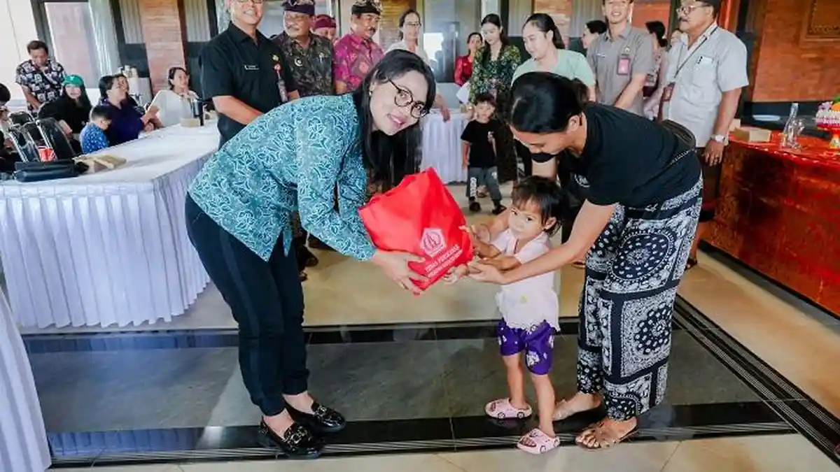 Dinas Perikanan Badung Gelar Program Gemarikan untuk Cegah Stunting di Desa Gulingan 
