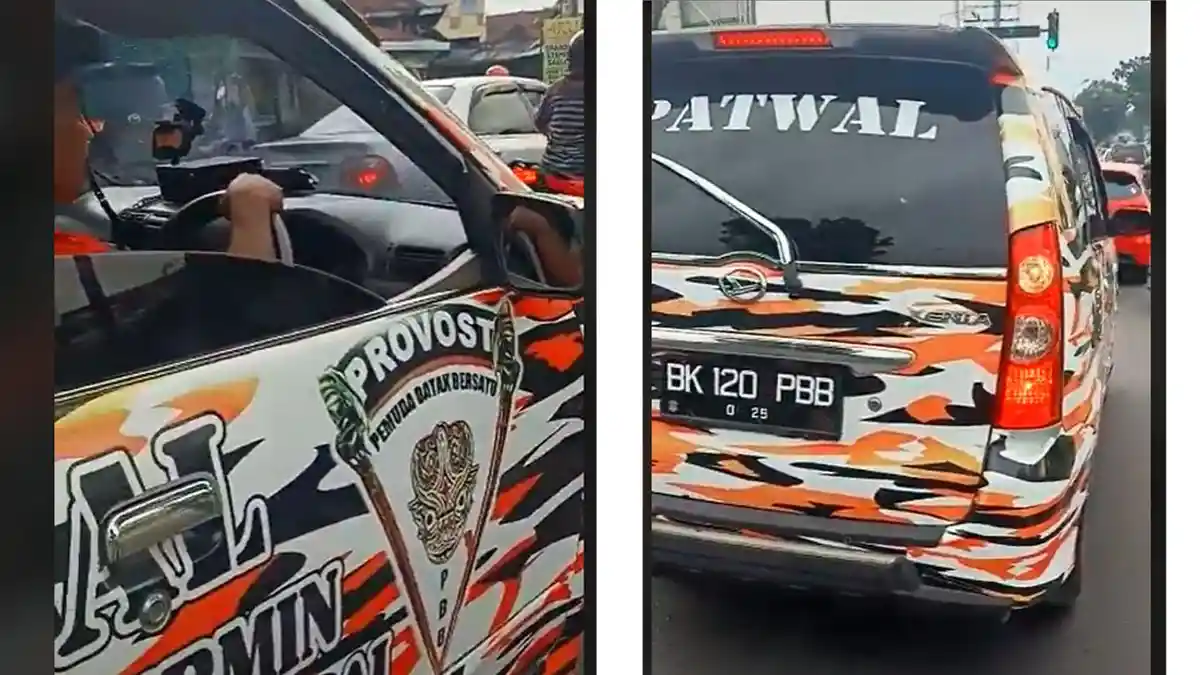 Viral Mobil Ormas Bunyikan Sirine Saat Lalu Lintas Macet, Polisi: Tetap Kami Tilang