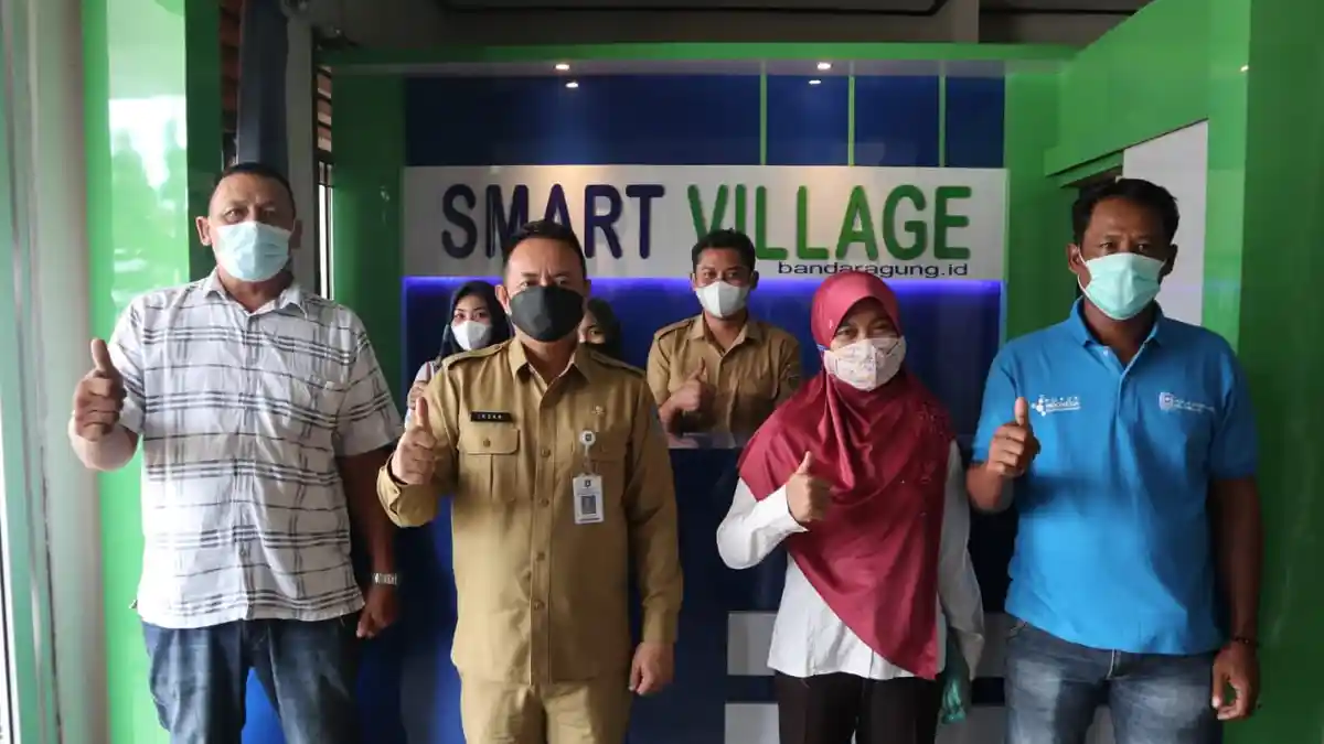 Kepala Balai PemDes Ditjen Bina PemDes Kemendagri Tinjau E-Samdes dan Smart Village di Bandar Agung