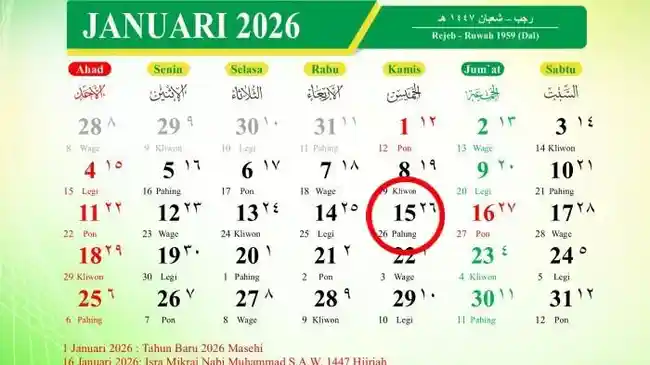 Tanggal 15 Januari 2026 Memperingati Hari Apa? Ada Hari Dharma Samudra