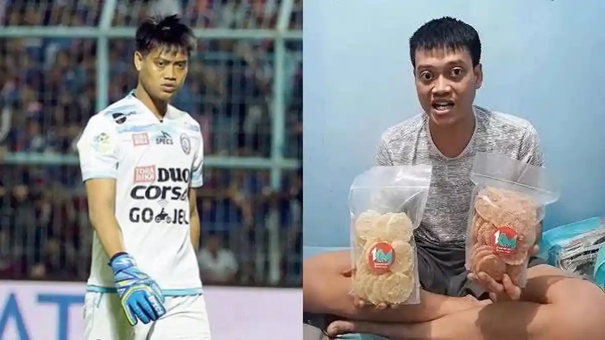 Mantan Kipper Timnas Indonesia Kurnia Meiga Dagang Emping Usai Jual Medali dan Jersey