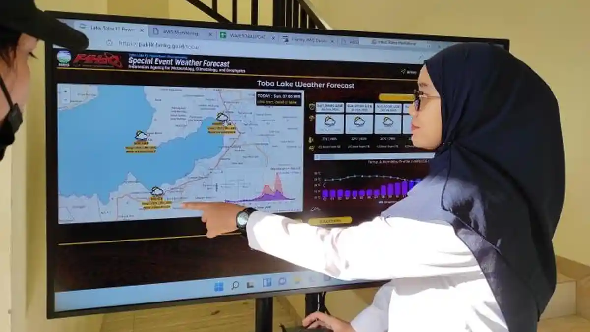Kondisi Terkini Cuaca Danau Toba, Aman untuk Kualifikasi F1H2O