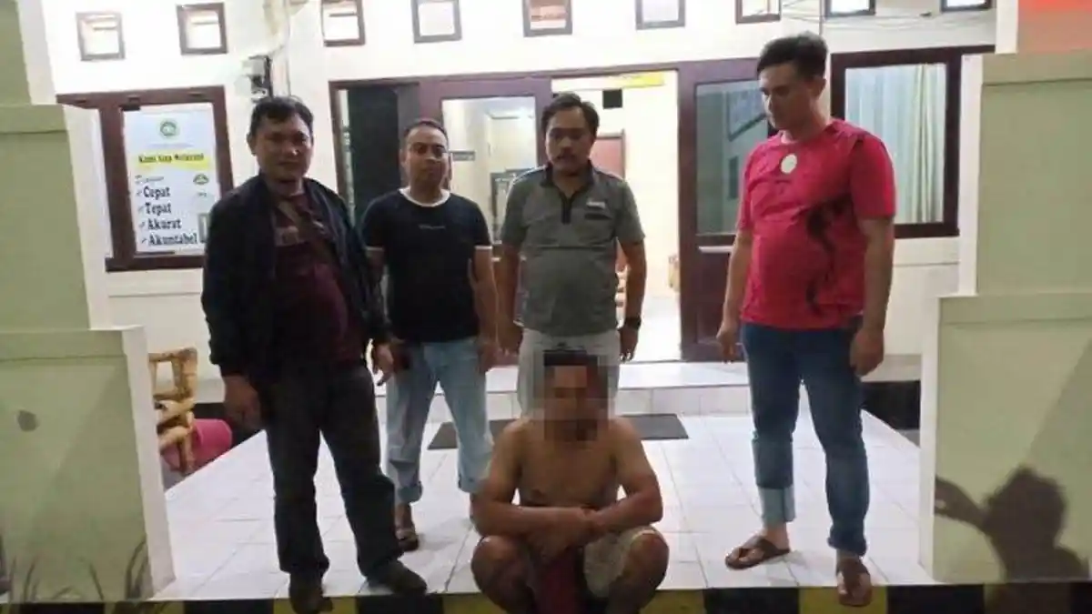 Terduga Pelaku Tindak Pidana Pencabulan Ditangkap Tanpa Perlawanan
