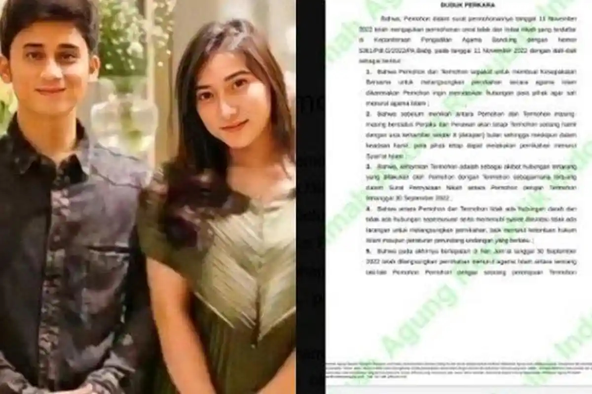 Viral Bukti Cerai Alshad Ahmad dan Nissa Asyifa, Beredar Kabar Sempat Nikah Diam-diam Tahun 2022