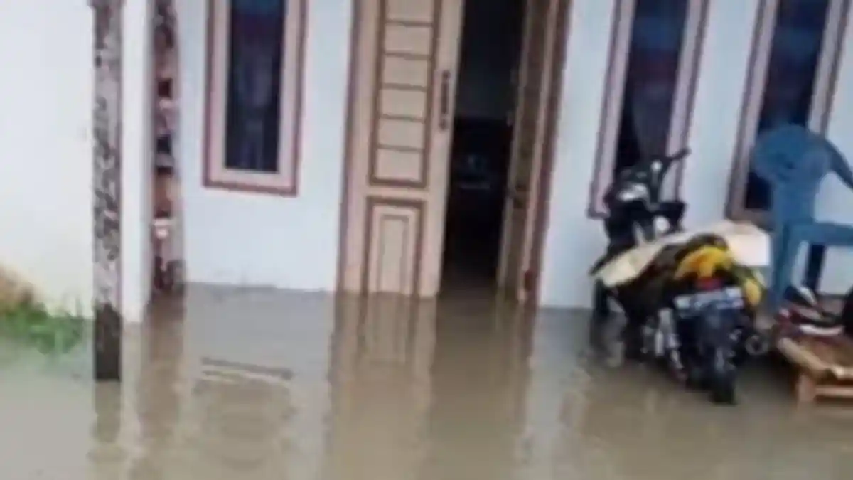 Intensitas Hujan Tinggi, Dusun Samalio Mekkatta Malunda Dikepung Banjir