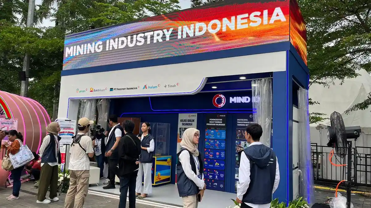 PT Timah Tbk Pukau Pengunjung Dalam Mine n Grab Challenge pada Millennial&Gen-Z Summit
