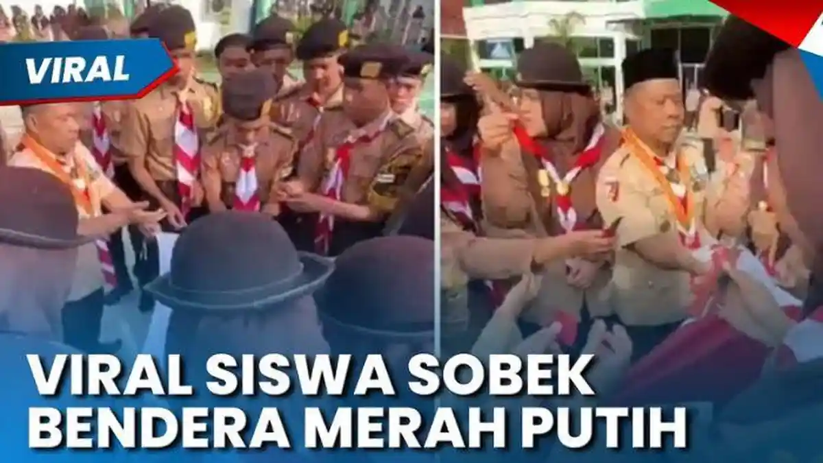 Video Siswa Robek Bendera Merah Putih di MAN 1 Padang Viral, Bernasib Gagal Ujian