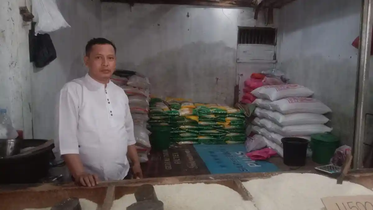 Harga Beras di Pasar Ciruas Serang Merangkak Naik, Pedagang Ungkap Penyebabnya