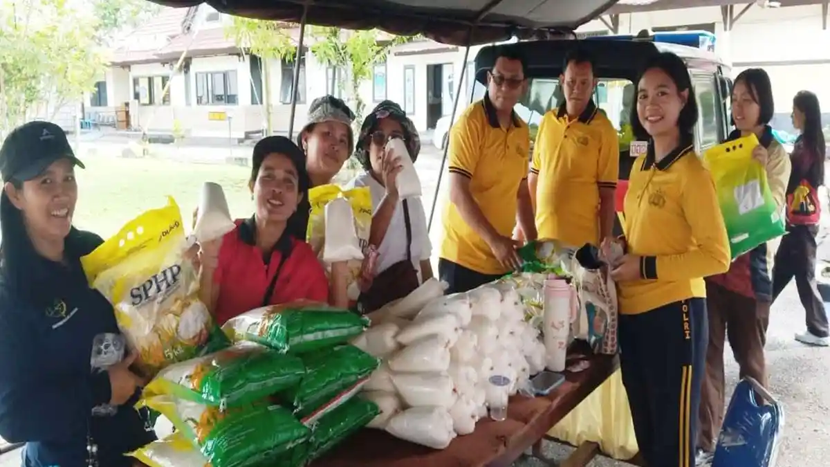 Bazar Murah Polres Bengkayang Jadi Magnet Warga, Ribuan Kebutuhan Pokok Ludes Terjual - Tribunpontianak.co.id