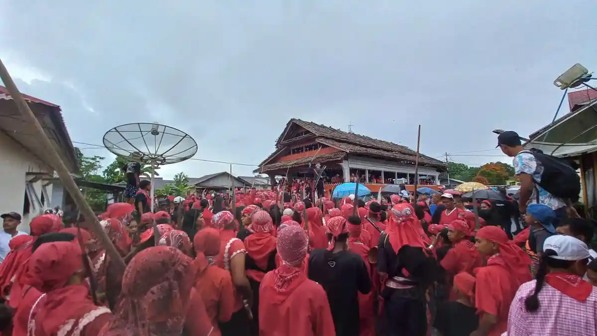 Perayaan Hari Pattimura, Anak Adat Negeri Tuhaha Berkumpul di Rumah Tua Aipassa