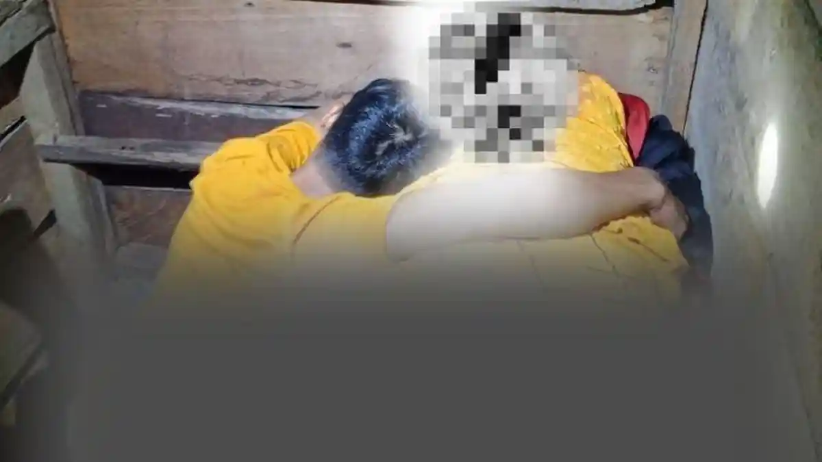 SUAMI-ISTRI Bersimbah Darah di Pondok Kebun, Reni Tewas Ditikam, Suprudin Sempat VC Minta Tolong