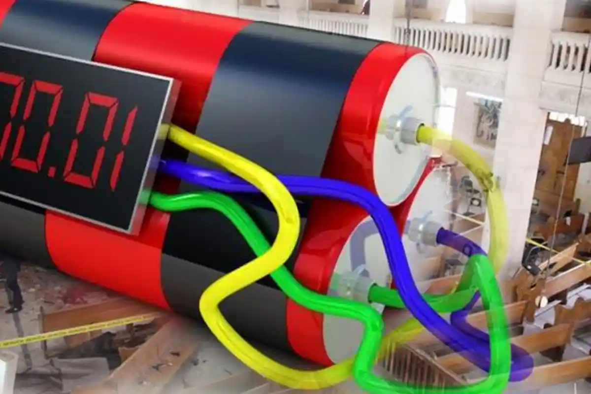 Detik-detik Mencekam Bom Meledak di Gereja Koptik Mesir, Lihat Videonya Bikin Merinding!