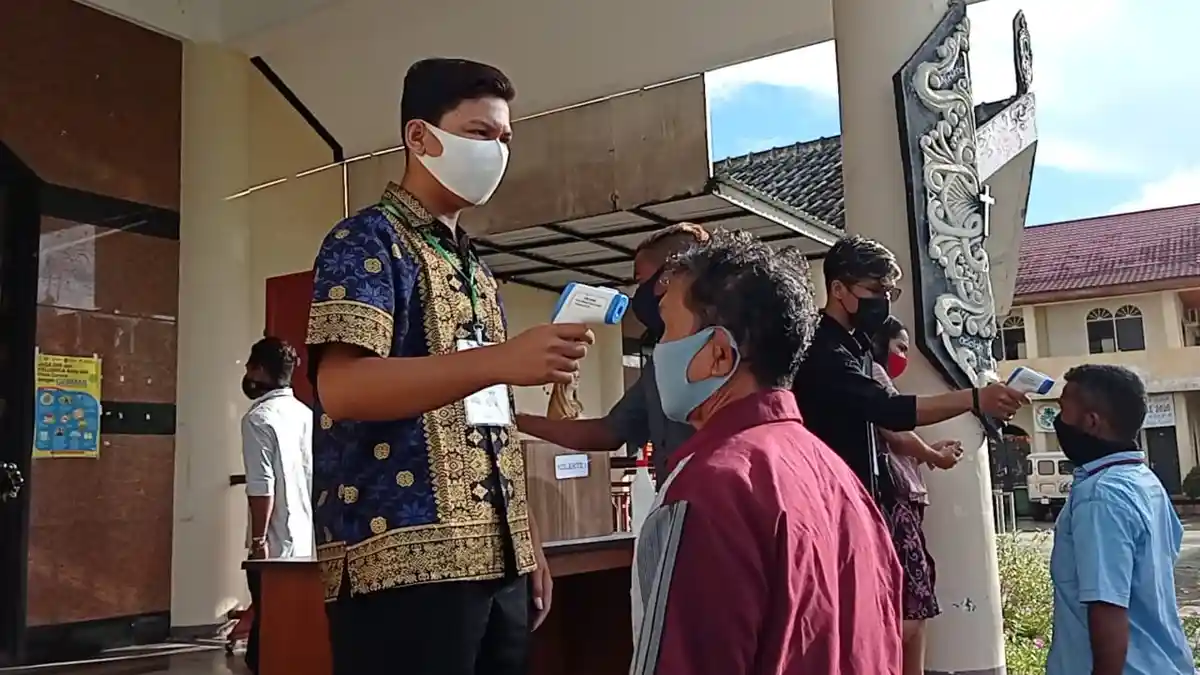 Ibadah Natal 2020 di Tarakan, Gereja Katolik Paroki Santa Maria Imakulata Terapkan Prokes