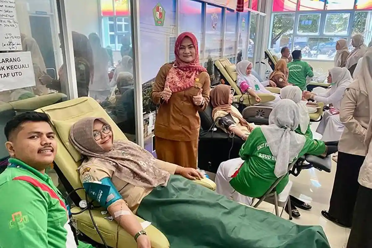 Donor Darah Saat HUT Arsada, RSUD Sigli Kumpulkan 160 Kantong