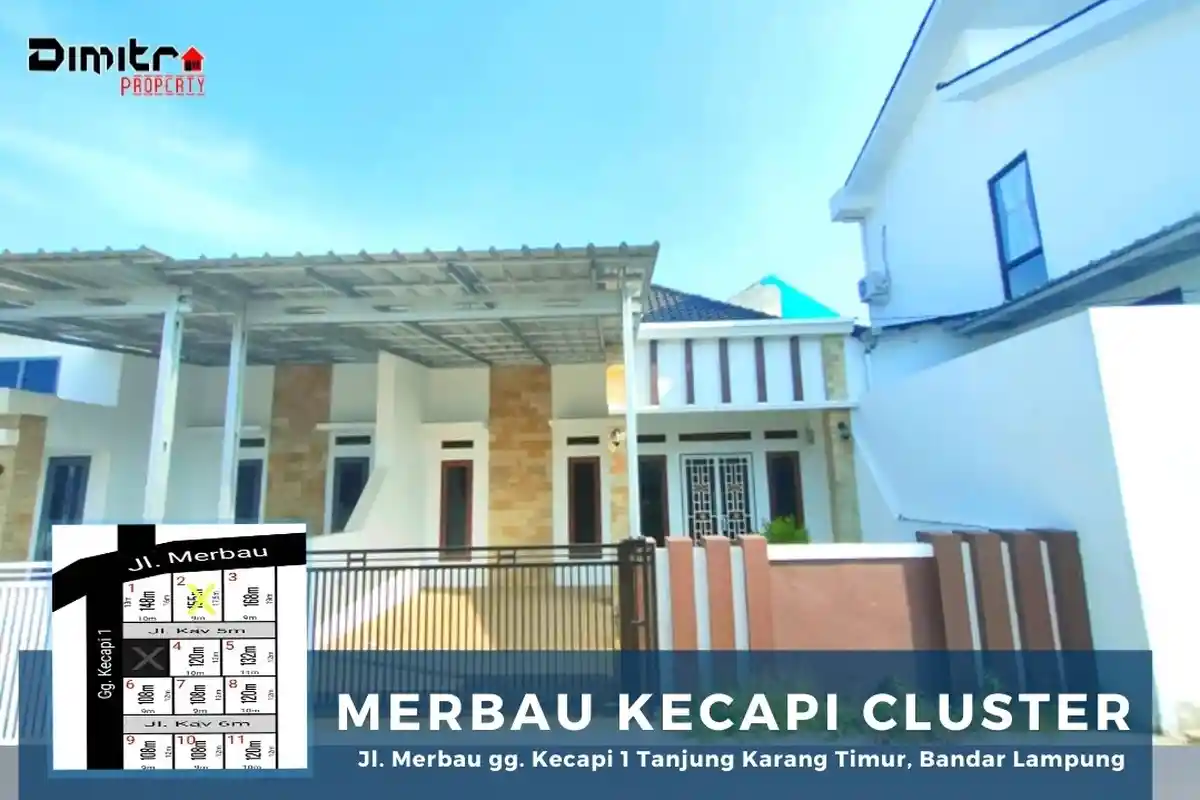Info Rumah Merbau Kecapi Cluster, Usung Konsep Modern dan Berdesain Mewah
