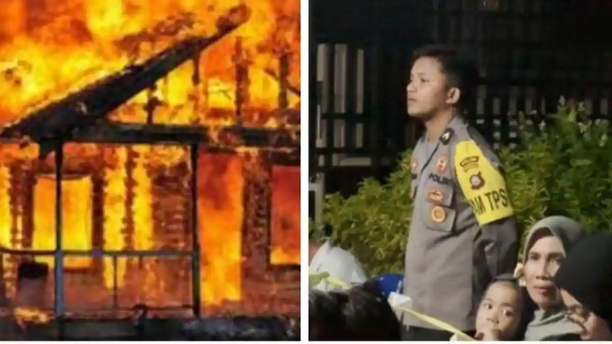 Rumahnya Terbakar Saat Jaga TPS, Bripda Yusran Sempat Menolak Disuruh Pulang Oleh Kapolsek