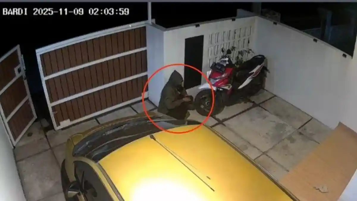 Maling Motor di Cirebon Beraksi Secara Kilat, Hanya Perlu Kurang Lima Menit