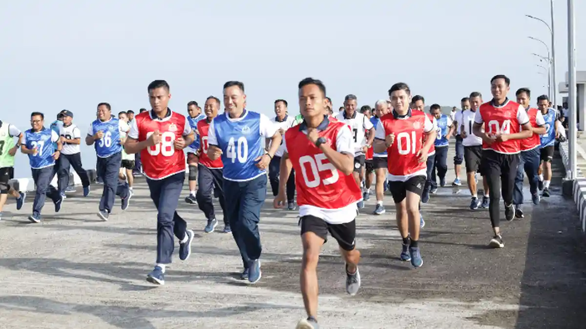 Koarmada III Gelar Uji Tingkat Kebugaran Jasmani Prajurit, Setahun Dua Kali