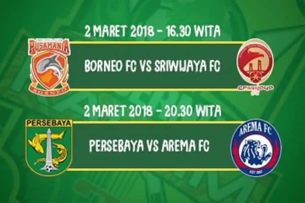 Jadwal Semifinal Piala Gubernur Kaltim 2018, Catat! Arema Vs Persebaya Digelar Pukul 19.30 WIB