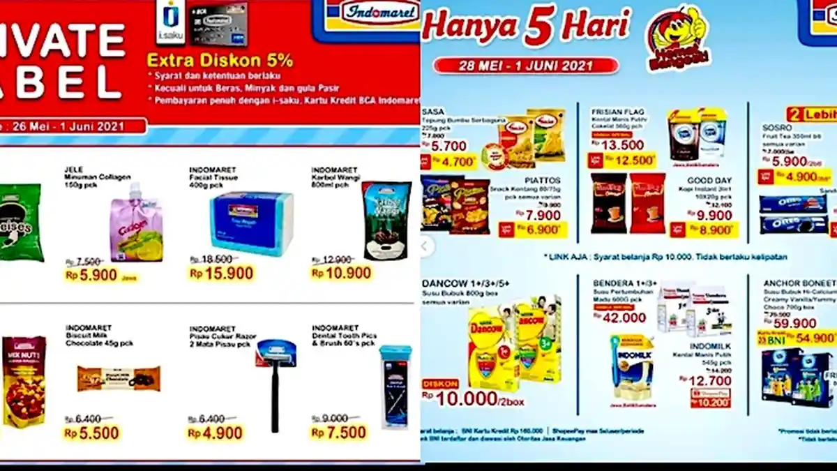 Katalog Promo Indomaret 31 Mei-1 Juni Harga Hemat dari Susu Anak, Snack, Perlengkapan Mandi