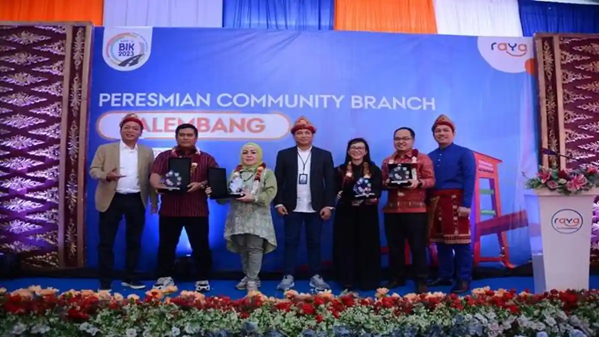 Dukung Potensi Pelaku Usaha dan Komunitas, Bank Raya Resmikan Community Branch Palembang