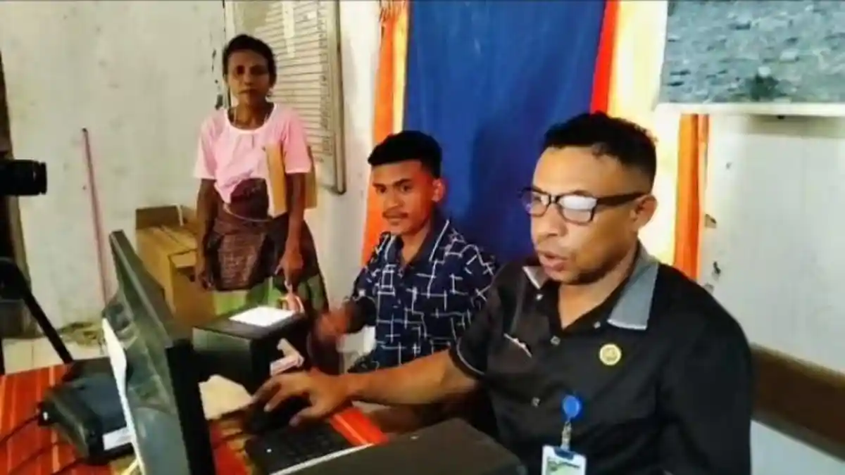 Pemkab Malaka Gelar Jebol Adminduk di Desa Takarai