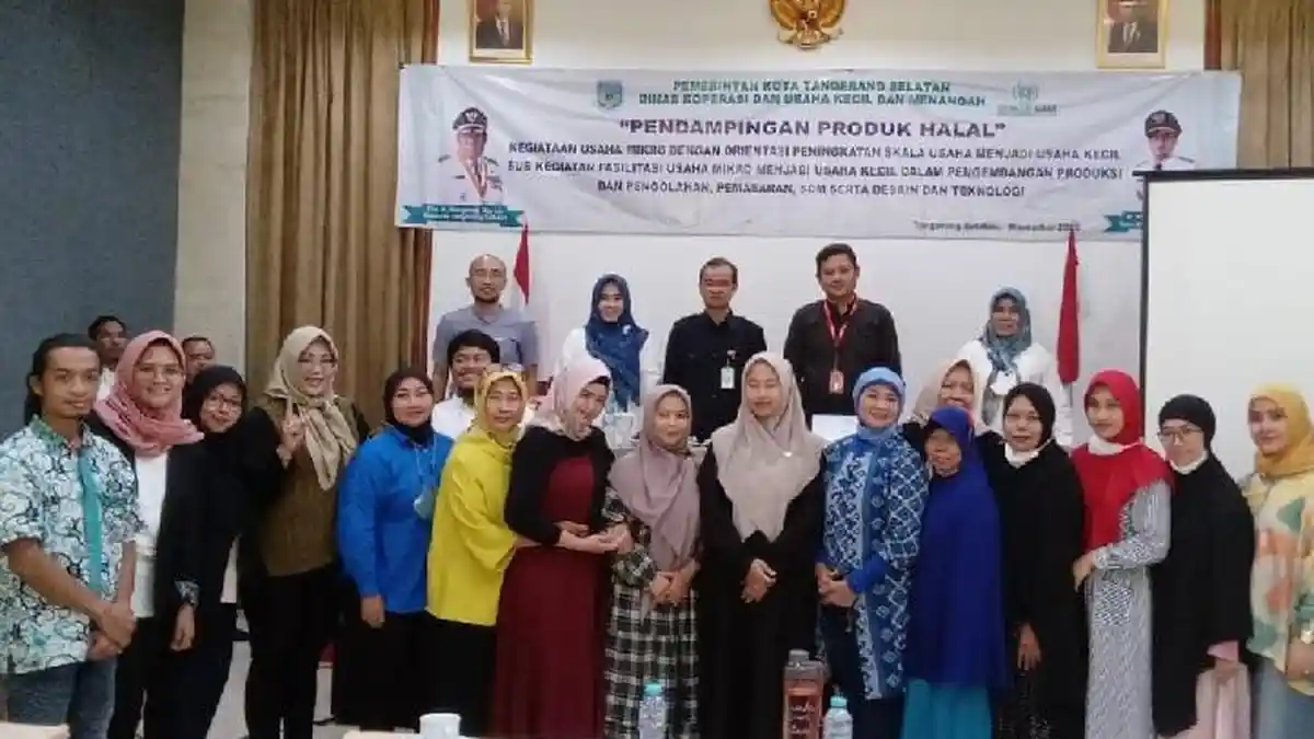 Dinas Koperasi dan UKM Kota Tangsel Fasilitasi Program Sertifikasi Halal Gratis