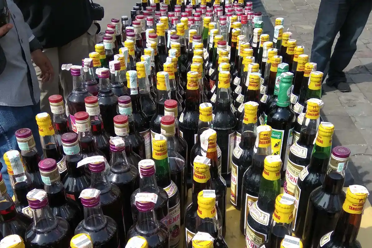 3 Daerah di Bandar Lampung Ini Disebut Paling Banyak Ditemukan Miras 