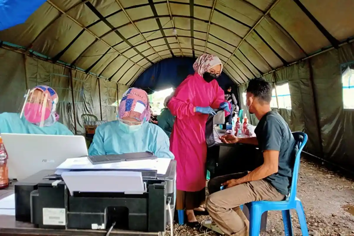 5 Orang Dinyatakan Positif Covid-19 Saat Diperiksa di Pos Penyekatan PPKM Kota Jambi