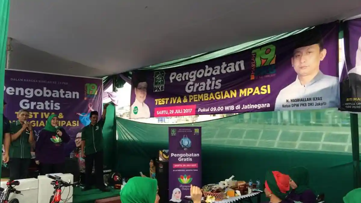PKB Gelar Pengobatan Gratis di Kampung Pulo