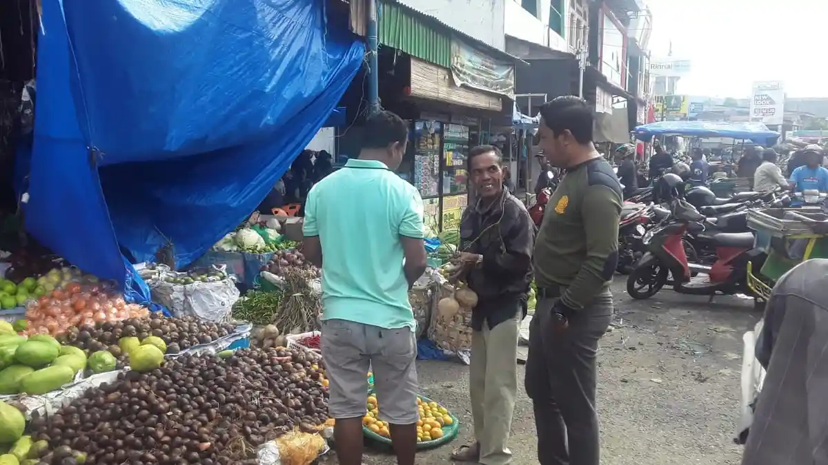 Pasar Blangpidie Semrawut, Satpol PP Abdya Ultimatum Empat Hari Agar Pedagang Menata Barang