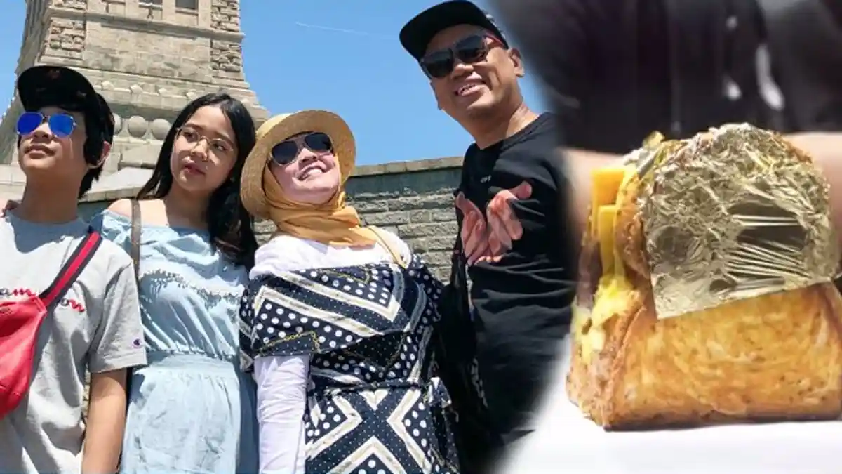 Bergelimang Harta, Anak Uya Kuya Cicipi Roti Bakar Seharga Rp 1 Juta, Berlapis Emas 24 Karat!