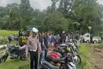 Balap Liar di Alas Simpenan Puncu Dibubarkan, Polisi Kediri Sita Puluhan Motor