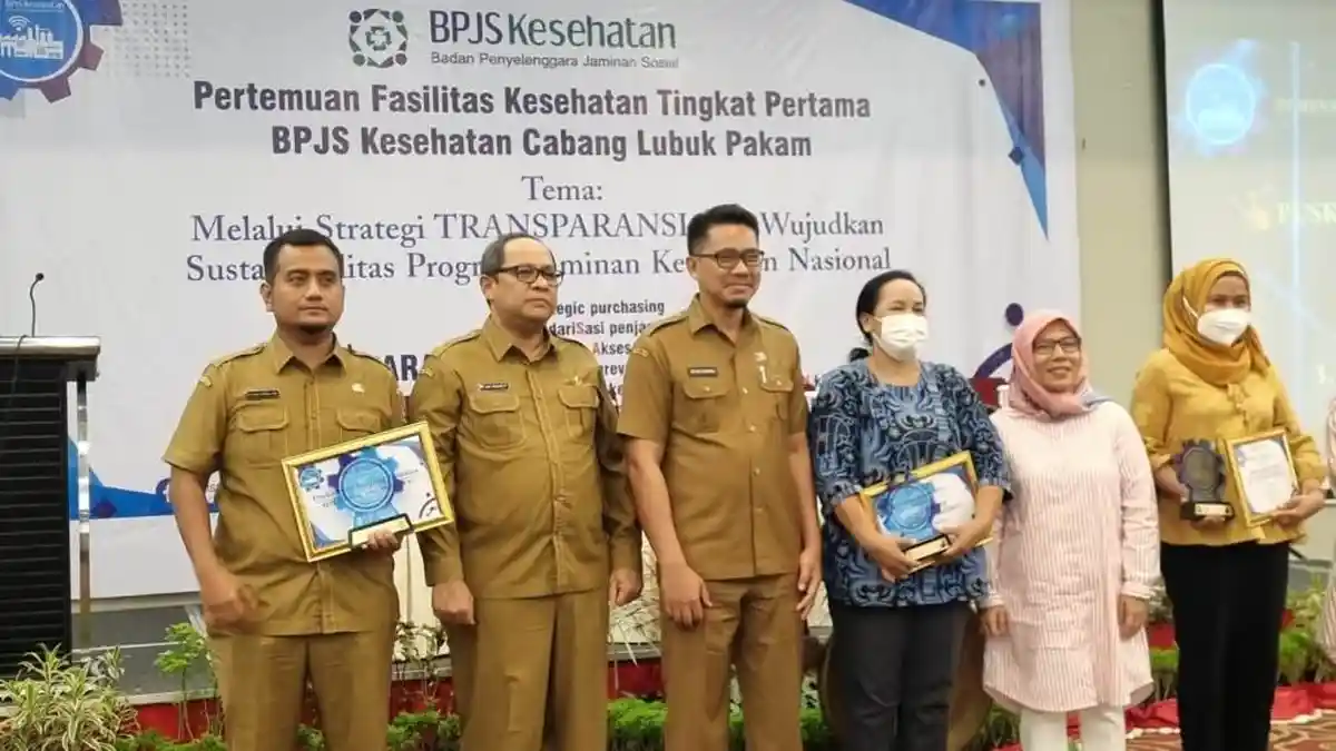 Kabar Gembira, Puskesmas se-Deliserdang Raih Penghargaan FKTP Award BPJS Kesehatan