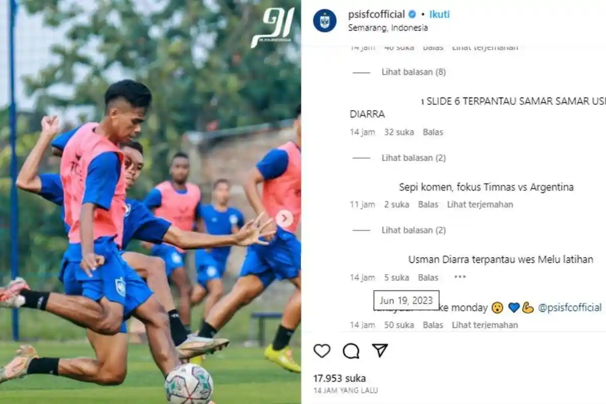 Nasib Usman Diarra di PSIS Semarang, Snex dan Panser Biru Pergoki Rekan Marukawa Jelang Liga 1 2023