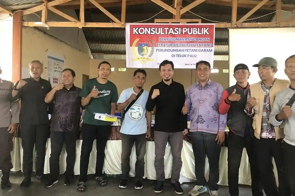 DPRD Palu Genjot Pengesahan Ranperda Perlindungan Petani Garam Teluk Palu Tahun 2025