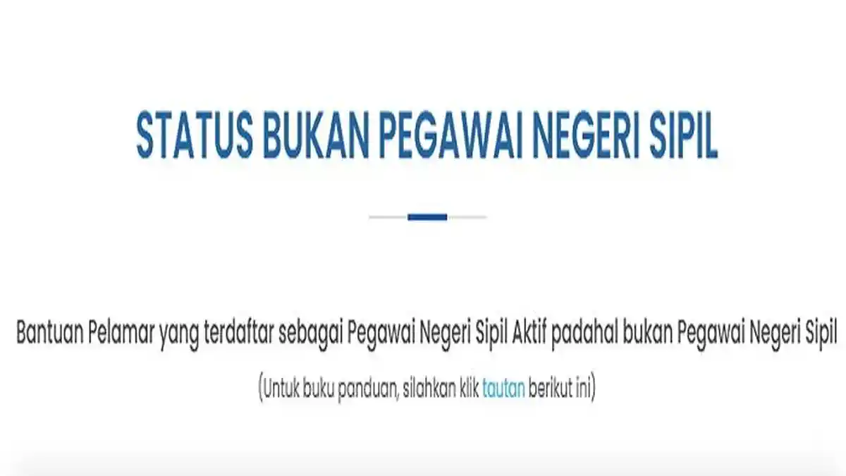 Terdaftar Pegawai Negeri Padahal Bukan PNS saat Mau Daftar CPNS 2024? Begini Solusinya!