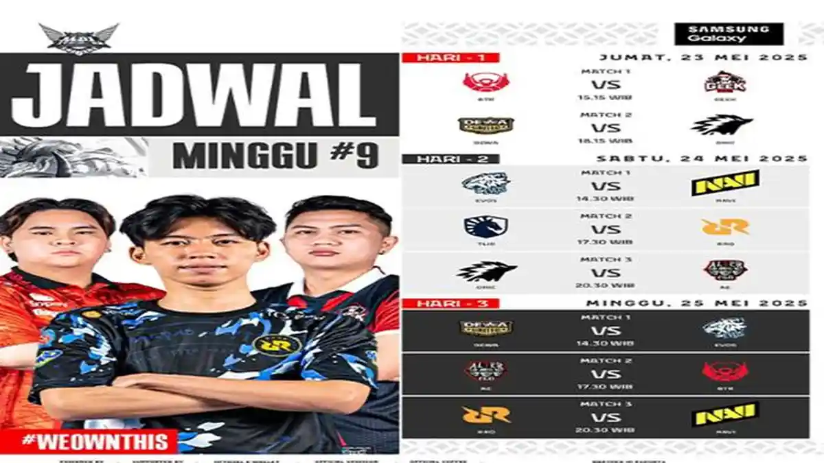 Hasil MPL S15 Pekan Ini Lengkap Klasemen MPL Terbaru, Final Minggu Terakhir Menuju Bracket Playoff