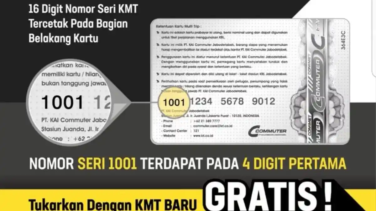 180 Ribu Pengguna KRL Sudah Tukarkan Kartu Multi Trip