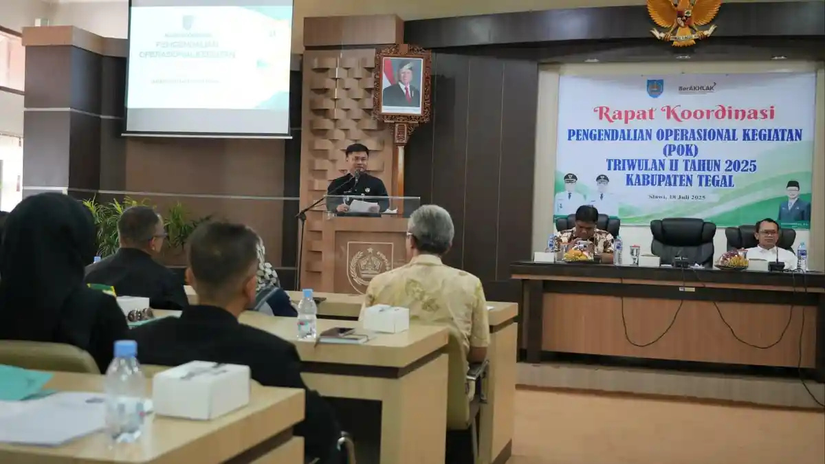 Realisasi Fisik APBD Kabupaten Tegal Triwulan Dua 52,11 Persen