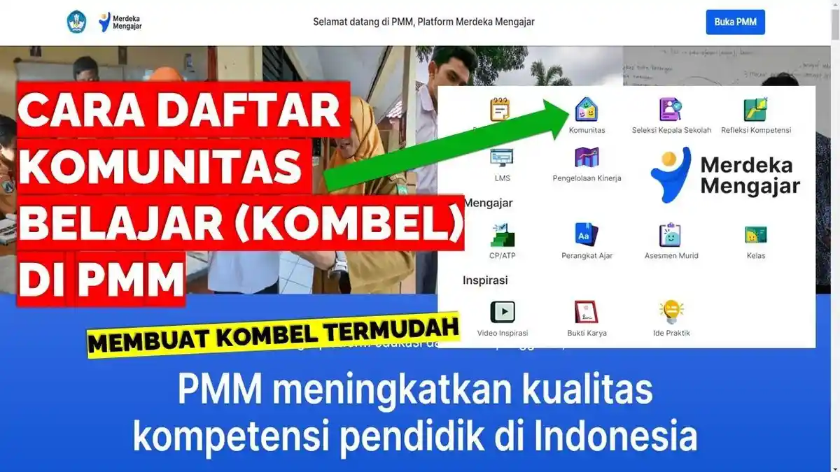 Kunci Jawaban Soal Bagaimana Cara Mendaftar Komunitas Belajar di PMM dan Website? Merdeka Mengajar!