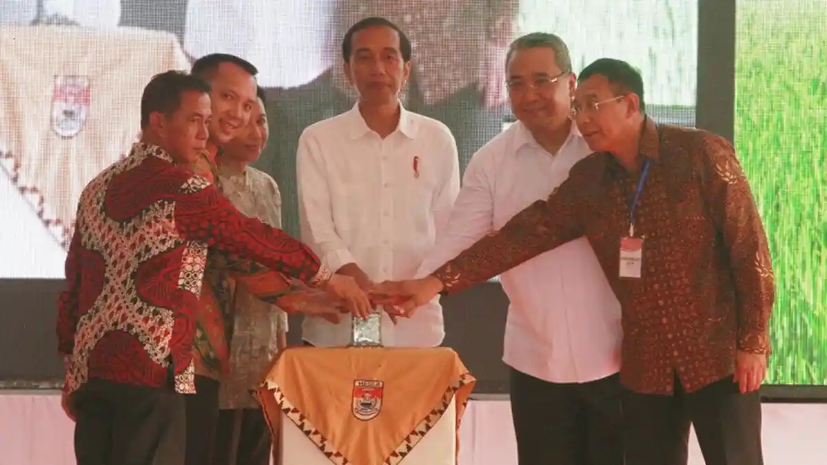 Presiden Saksikan Efek Positif Korporatisasi Pertanian, Program PRUKADES Diresmikan