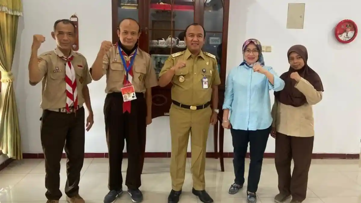 Wakil Wali Kota Tegal Jumadi Terharu Ditemui Pramuka Tunarungu dan Tunawicara