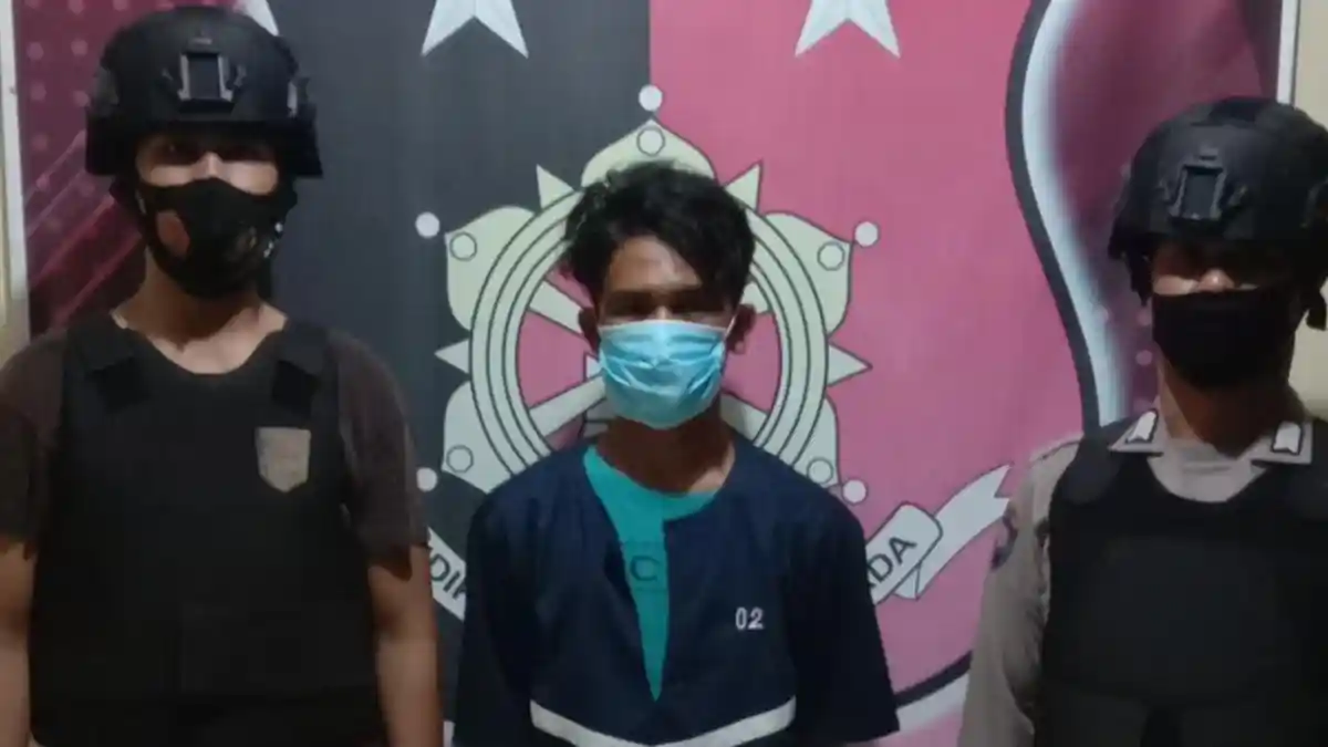 PRIA Ini Beraksi Curanmor di Air Terjun Sungai Temam, Incar Motor saat si Pemiliknya Lagi Mandi