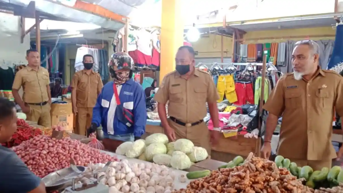 Monitoring Pasar Jelang Lebaran, Disperindag Buru Pastikan Ketersediaan dan Harga Bahan Pokok Aman